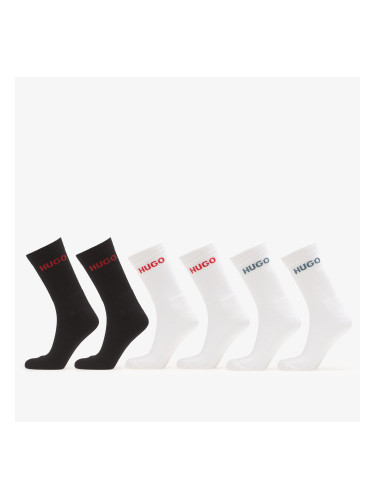 Чорапи Hugo Boss 6-Pack QS Rib Logo Socks ? 39-42