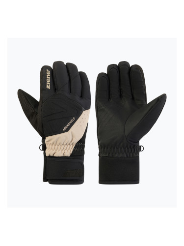 Мъжки скиорски ръкавици ZIENER Gatis Aquashield sandstone