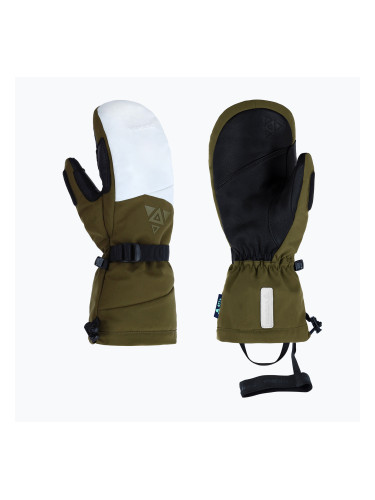 Скиорски ръкавици Viking Norvik Pro Mitten Freeride olive/white