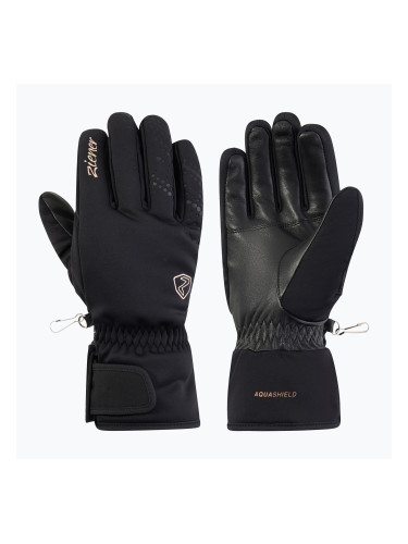 Дамски скиорски ръкавици Ziener Kehnia-Z Aquashield PR Glove black/rose metallic