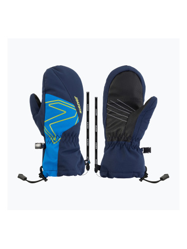 Детски скиорски ръкавици ZIENER Lavalino-Z Aquashield AW Mitten dark navy/cobalt blue