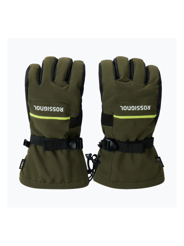 Мъжки скиорски ръкавици Rossignol Action R-Shell Dry olive shadow