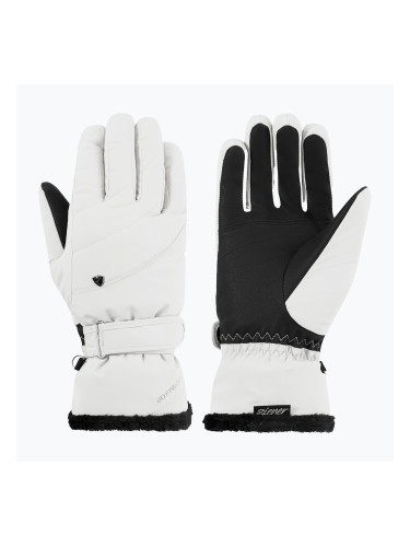 Дамски скиорски ръкавици ZIENER Keaka-Z Aquashield PR white