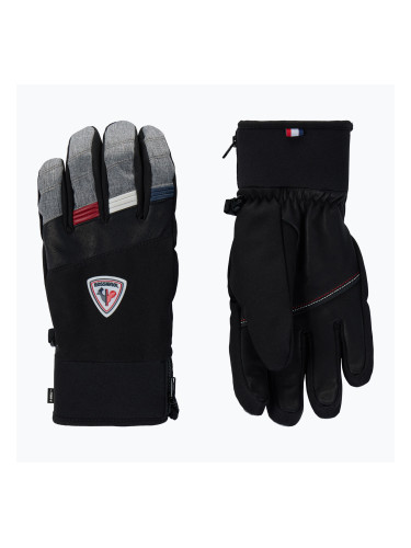 Мъжки скиорски ръкавици Rossignol Strato R-Shell Dry heather grey