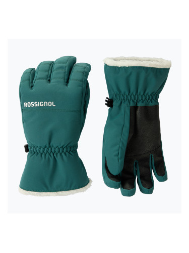 Дамски скиорски ръкавици Rossignol Perfy G transformative teal