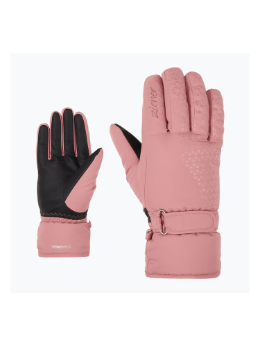 Дамски скиорски ръкавици ZIENER Kisar Aquashield rose blossom