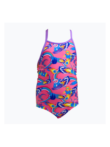 Детски цял бански костюм Funkita Printed One Piece sweet surfers