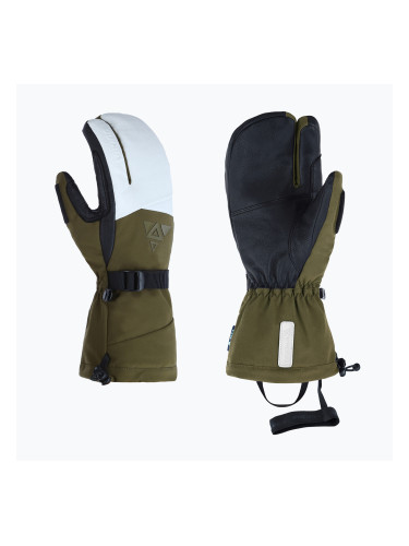 Скиорски ръкавици Viking Norvik Pro Lobster Freeride olive/white