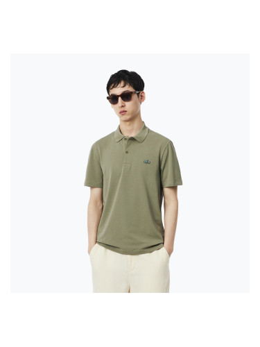 Мъжка поло тениска Lacoste Polo DH5138 khaki