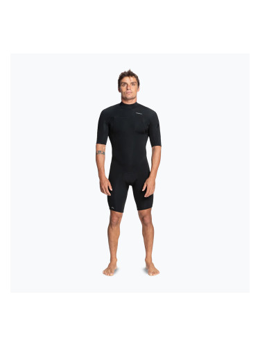 Мъжки неопреннов костюм за плуване Quiksilver Everyday Sessions 2/2 mm Back Zip Springsuit black