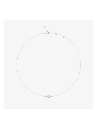 Огърлица GUESS Tiny Pearly Rhodium Universal