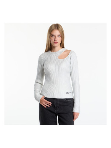 Пуловер Karl Lagerfeld Jeans Coated Knit Sweater Silver XS