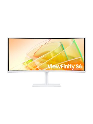 Монитор Samsung 34A650 34" Curved VA 3440x1440 5ms 100Hz DP HDMI USB 3.0 Speakers Thunderbolt White - LS34C650TAUXEN