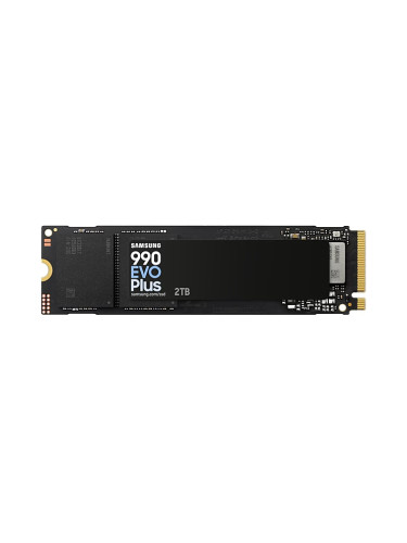 Твърд диск Samsung SSD 990 EVO Plus 2TB PCIe 4.0 NVMe 2.0 M.2 V-NAND 3-bit MLC - MZ-V9S2T0BW