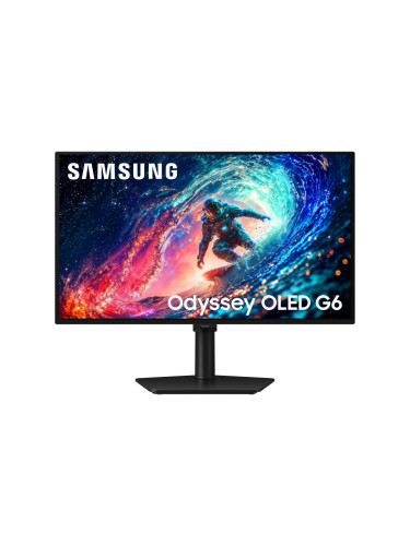 Монитор Samsung 27" LS27HG612SU Odyssey QD-OLED G6 QHD 2560x1440 0.03ms 240Hz  Glare Free Black - LS27HG612SUXEN