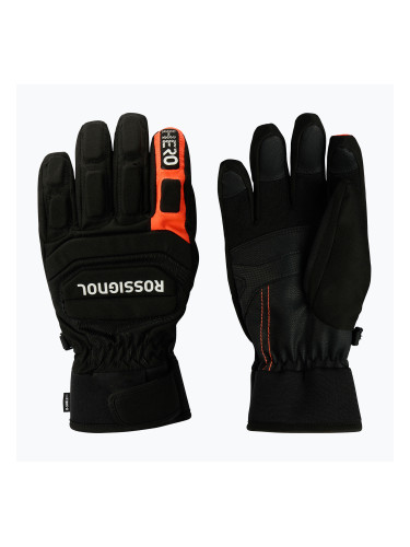 Детски скиорски ръкавици Rossignol Hero R-Shell Dry black