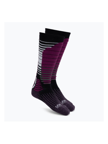 Дамски чорапи за сноуборд UYN Ski Snowboard black/purple