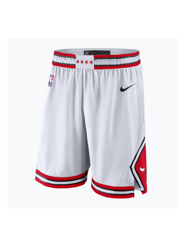 Мъжки баскетболни шорти Nike Chicago Bulls Association Edition white/university red/black