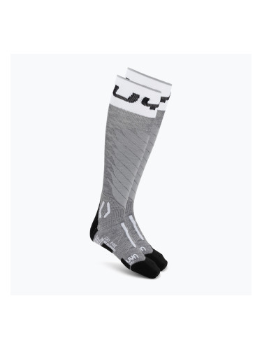 Дамски скоирски чорапи  Uyn Ski One Merino Socks grey melange/white