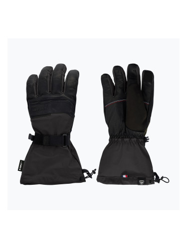 Мъжки скиорски ръкавици Rossignol Leather Mix black