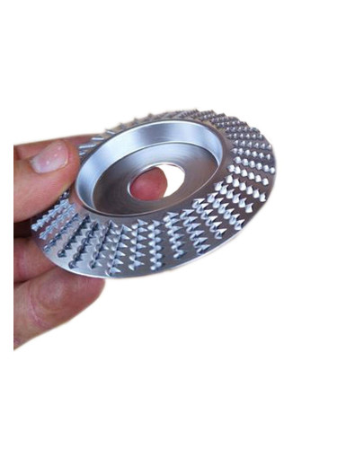 Карвинг диск за ъглошлайф, за дърво / рашпила, наклонен, 100x22 мм (06874)