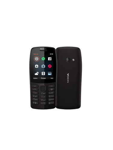 Nokia 210, Dual SIM, Black