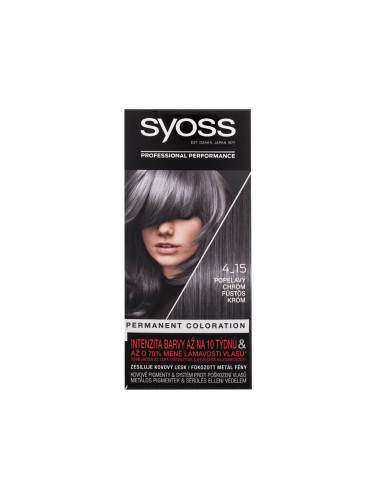 Syoss Permanent Coloration Боя за коса за жени 50 ml Нюанс 4-15 Dusty Chrome