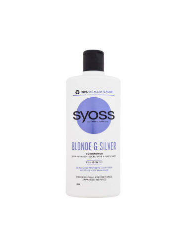Syoss Blonde & Silver Conditioner Балсам за коса за жени 440 ml