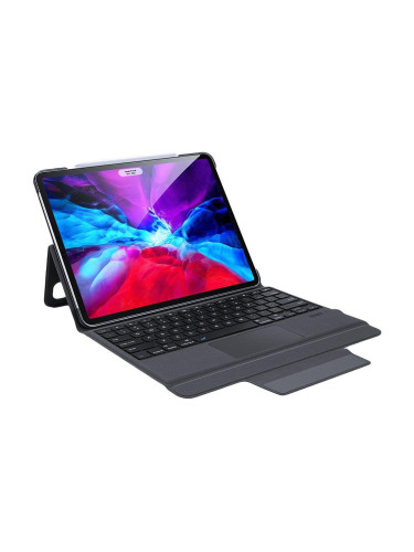Калъф с клавиатура за iPad Pro 12.9 2021-2018, DUX DUCIS Touchpad Keyboard Case, Черен