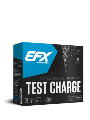 EFX - Test Charge Kit (3 product kit) - 56 ml / 60 Capsules / 30 Tablets