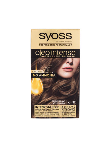 Syoss Oleo Intense Permanent Oil Color Боя за коса за жени 50 ml Нюанс 6-10 Dark Blond