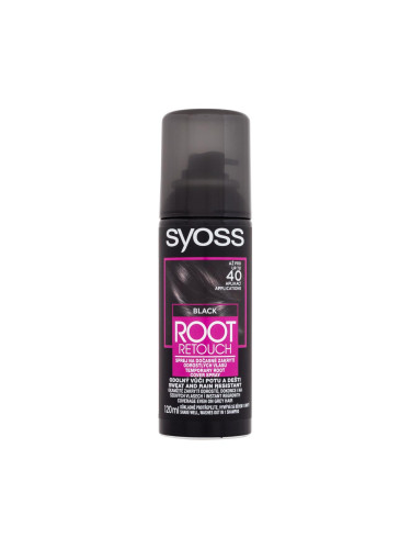 Syoss Root Retoucher Temporary Root Cover Spray Боя за коса за жени 120 ml Нюанс Black