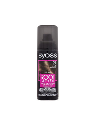 Syoss Root Retoucher Temporary Root Cover Spray Боя за коса за жени 120 ml Нюанс Brown