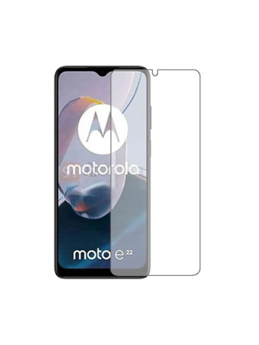 Стъклен протектор за дисплей MBX, За Motorola Moto E22/E22i, Прозрачен