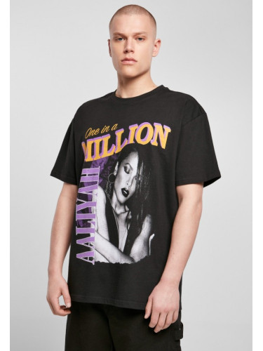 Тениска в черен цвят Mister Tee Aaliyah One In A Million 