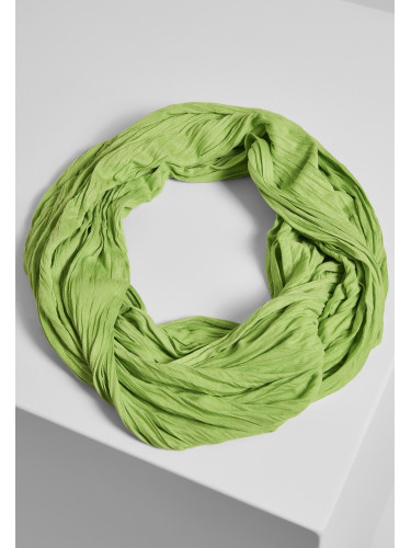 Лимонено зелен шал MSTRDS Wrinkle Loop 