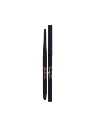 Clarins Waterproof Pencil Молив за очи за жени 0,29 g Нюанс 01 Black Tulip