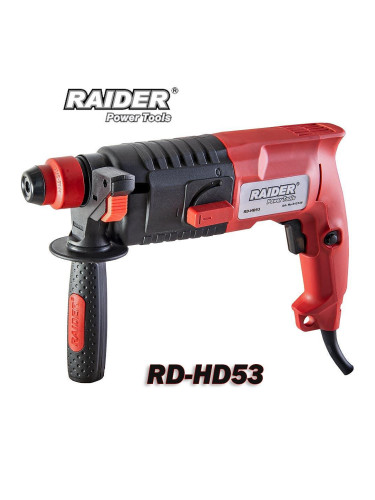 Перфоратор електрически RAIDER RD-HD53, 620W, 2J, SDS-Plus