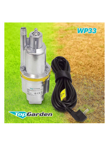 Потопяема водна помпа вибрационна - тип бибо, TopGarden RD-WP33, 280W, 3/4", 60 м напор