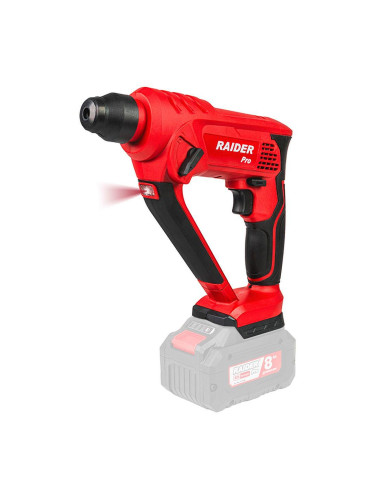 Перфоратор акумулаторен RAIDER RDP-SRH20 Solo, 20V, 1.2J, R20 system
