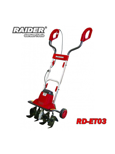 Мотофреза електрическа RAIDER RD-ET03 - 1000W, ширина на фрезоване 365 мм