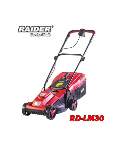 Косачка електрическа RAIDER RD-LM30, 1200W, 32 см, 30 л кош