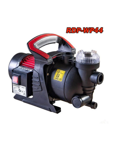 Помпа водна с филтър, RAIDER RDP-WP44, 600W, 1", 35 м напор