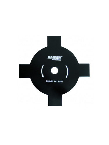 Четиризъб диск / нож за моторен тример / моторна коса, RAIDER 110229