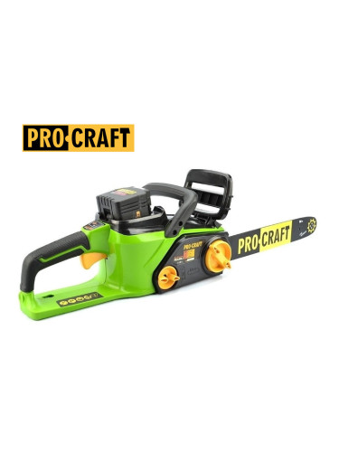 Акумулаторна резачка за дърва 40V, 4Ah, 35см шина PROCRAFT PKA40Li, безчетков мотор