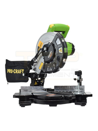 Циркуляр настолен, електрически, PROCRAFT PGS217, 1400W, 210 мм, с лазер