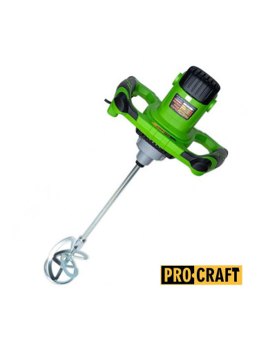 Бъркалка / Миксер за строителни смеси 1400W, 120мм, 750 об/ мин, PROCRAFT PMM2400