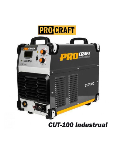 Апарат за плазмено рязане PROCRAFT CUT-100 Industrial, трифазен, 380V, 65-100A, 1-40мм рязане