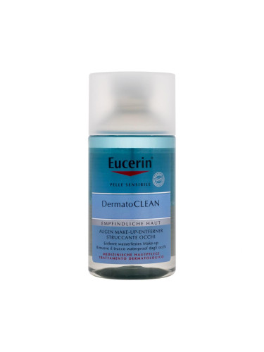 Eucerin DermatoClean Eye Make-Up Remover Почистване на грим от очите за жени 125 ml