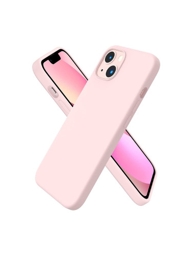 Силиконов кейс bSmart Silicone Soft Cover, За iPhone 14 (6.1), Розов